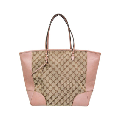 Gucci Bree GG Canvas with Leather, Beige, Leather, Tote Bag