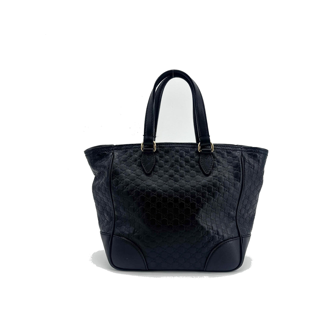 Gucci Bree Microguccissima Leather, Black, Leather, Tote Bag