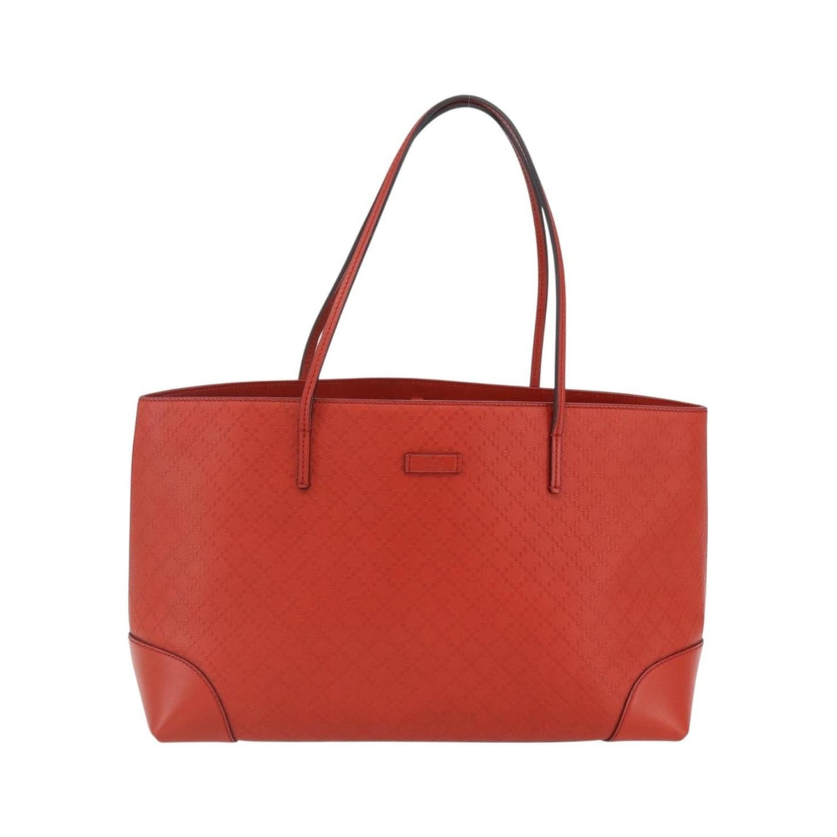 Gucci Bright Diamante Leather, Red, Leather, Tote Bag