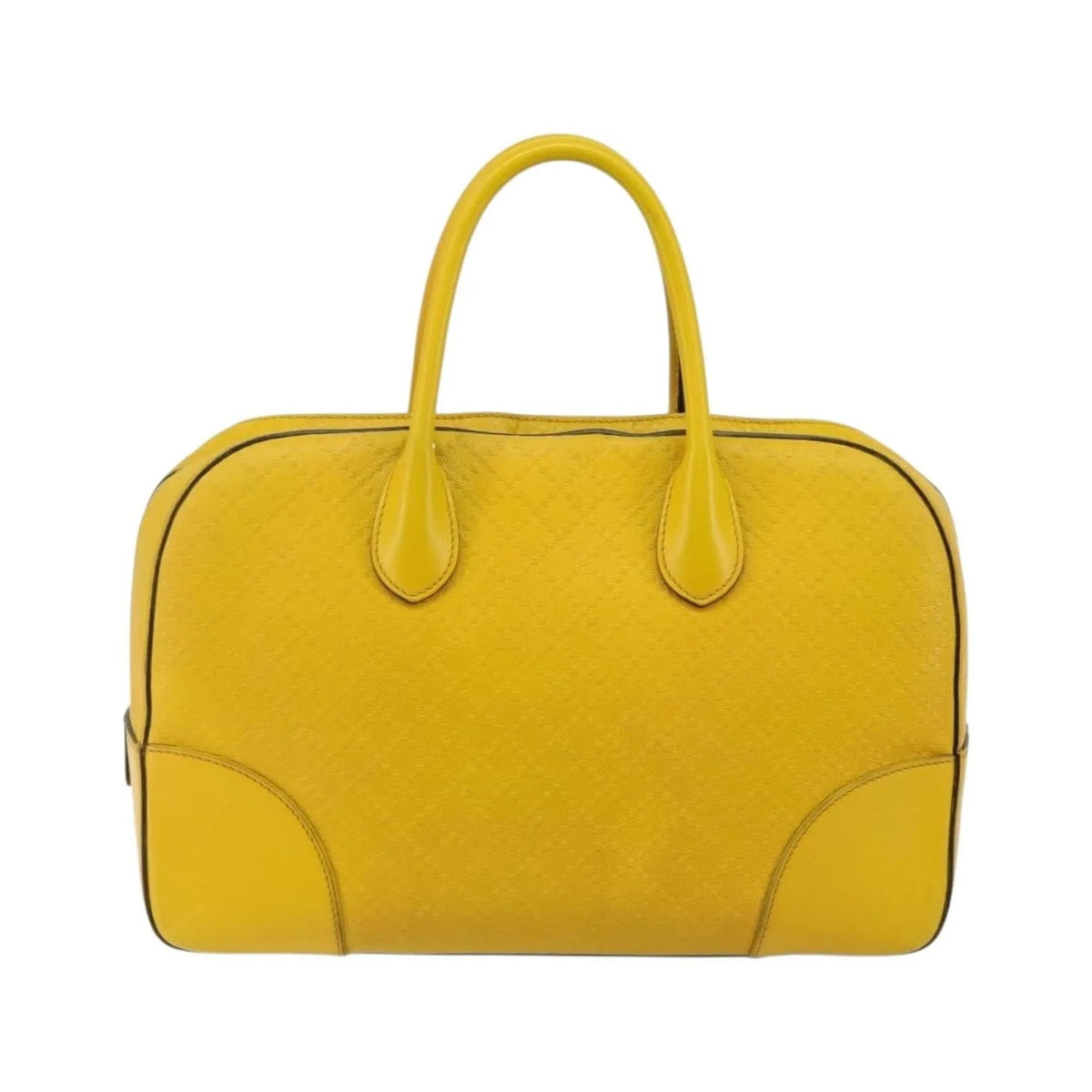 Gucci Bright Top Handle Diamante Leather, Yellow, Leather, Handbag
