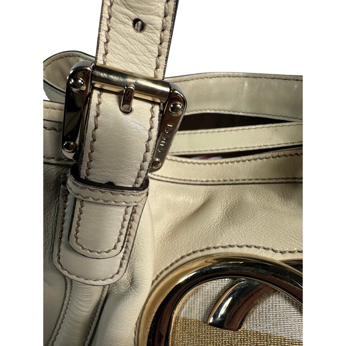 GUCCI Britt Tote Bag Calfskin Leather - Brandsamsara