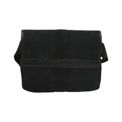 Gucci Buckle Belt GG Canvas, Black, Canvas, Handbag