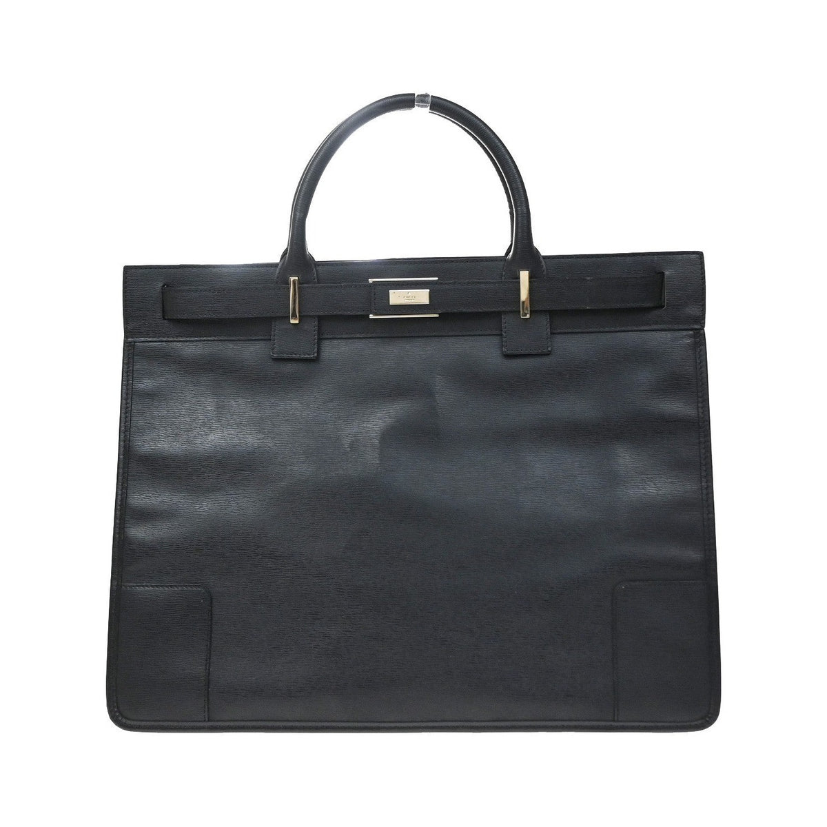 Gucci Business Leather, Black, Leather, Handbag