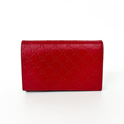Gucci Chain Bag Wallet Red - Brandsamsara