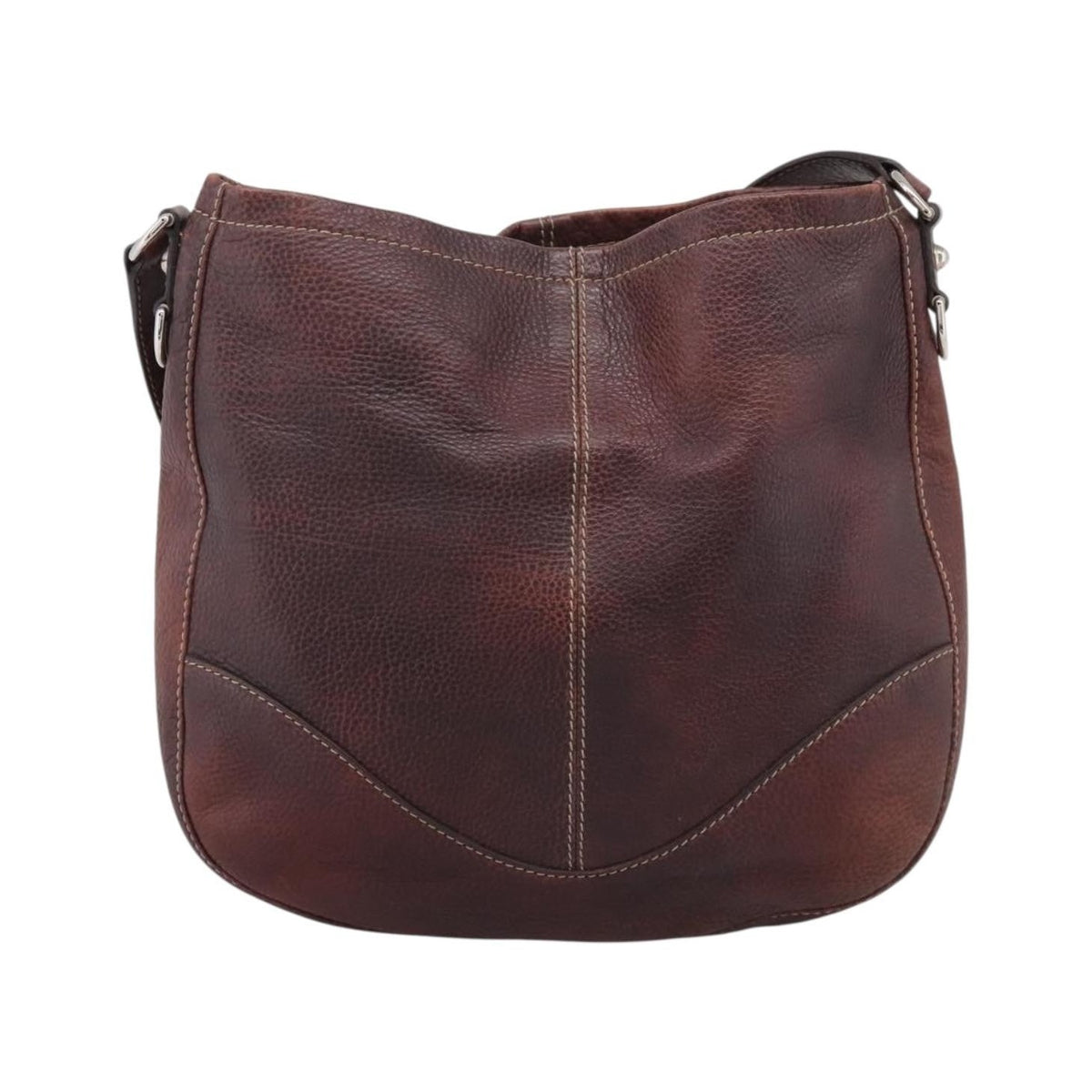 Gucci Charlotte Leather, Brown, Leather, Tote Bag