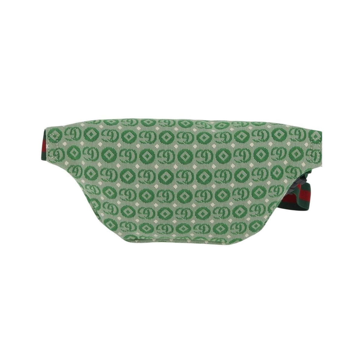 Gucci Children's Belt GG Canvas, Green, Canvas, Handbag
