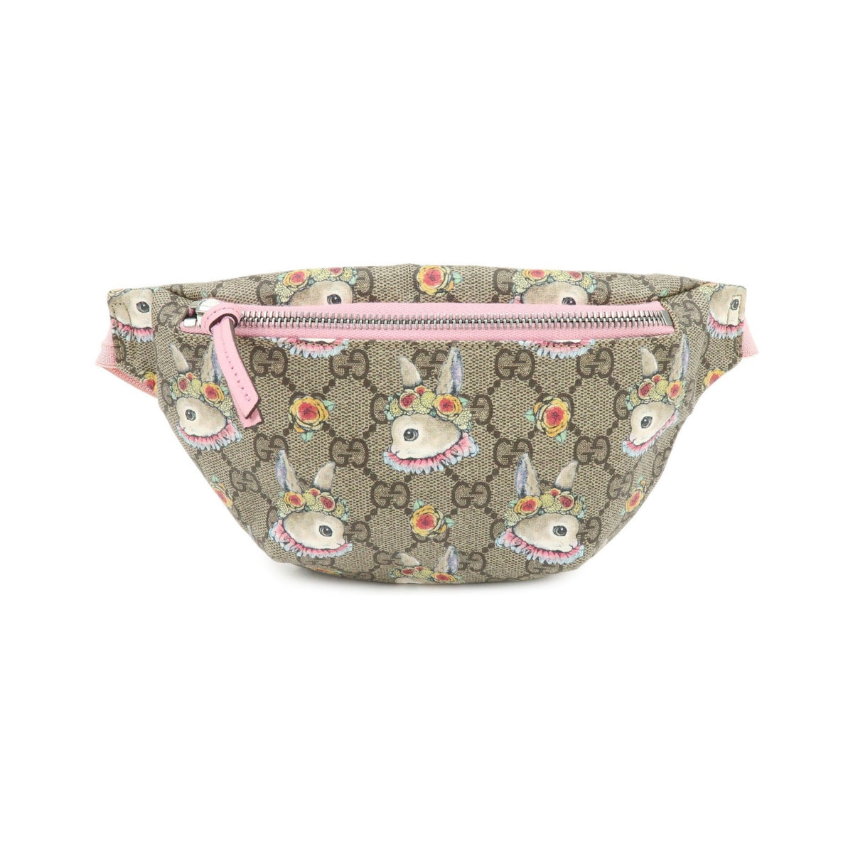 Gucci Children's Belt Printed GG Coated Canvas, Beige, Canvas, Handbag