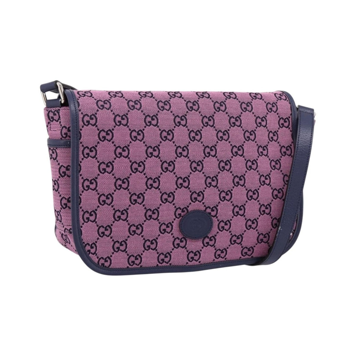 Gucci Children's Messenger GG Canvas, Pink, Canvas, Handbag