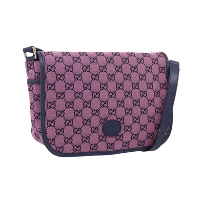 Gucci Children's Messenger GG Canvas, Pink, Canvas, Handbag