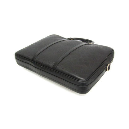 Gucci Convertible Briefcase Guccissima Leather, Black, Leather, Briefcase
