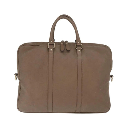 Gucci Convertible Briefcase Leather, Brown, Leather, Briefcase