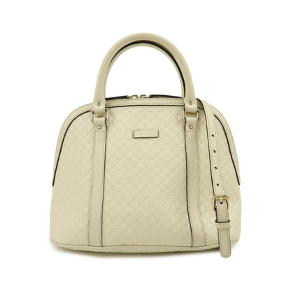 Gucci Convertible Dome Satchel Microguccissima Leather, Beige, Leather, Handbag