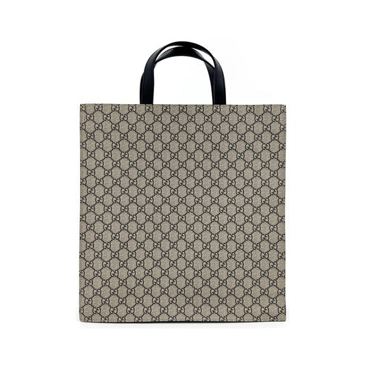 Gucci Convertible Soft Open Printed GG Coated Canvas, Beige, Canvas, Tote Bag