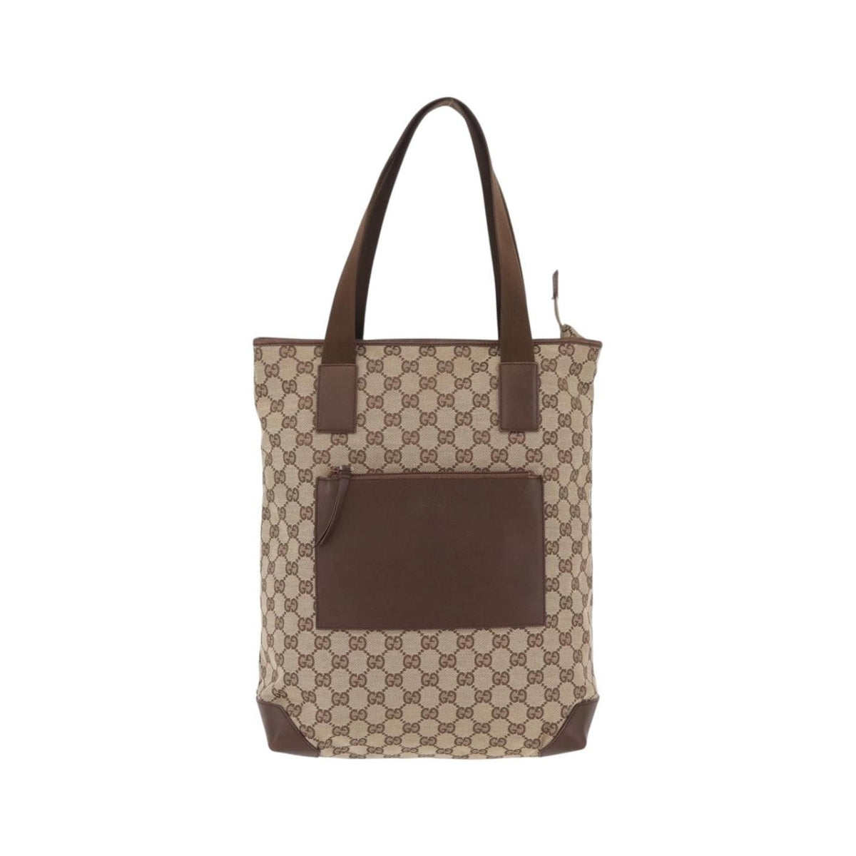 Gucci Convertible Zip GG Canvas, Beige, Canvas, Tote Bag