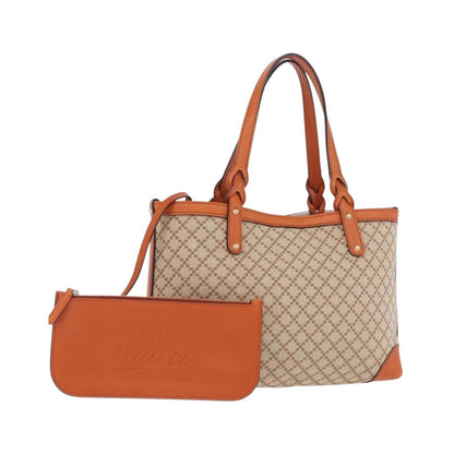 Gucci Craft GG Canvas with Leather, Beige, Canvas, Tote Bag