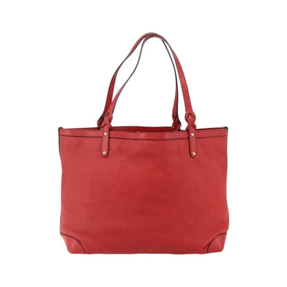 Gucci Craft Tote Diamante Leather, Red, PVC, Tote Bag