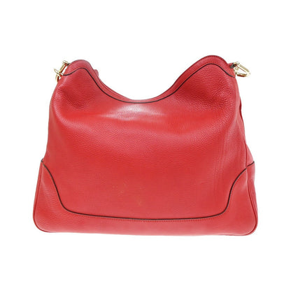 Gucci Diana Bamboo Leather, Red, Leather, Shoulder Bag