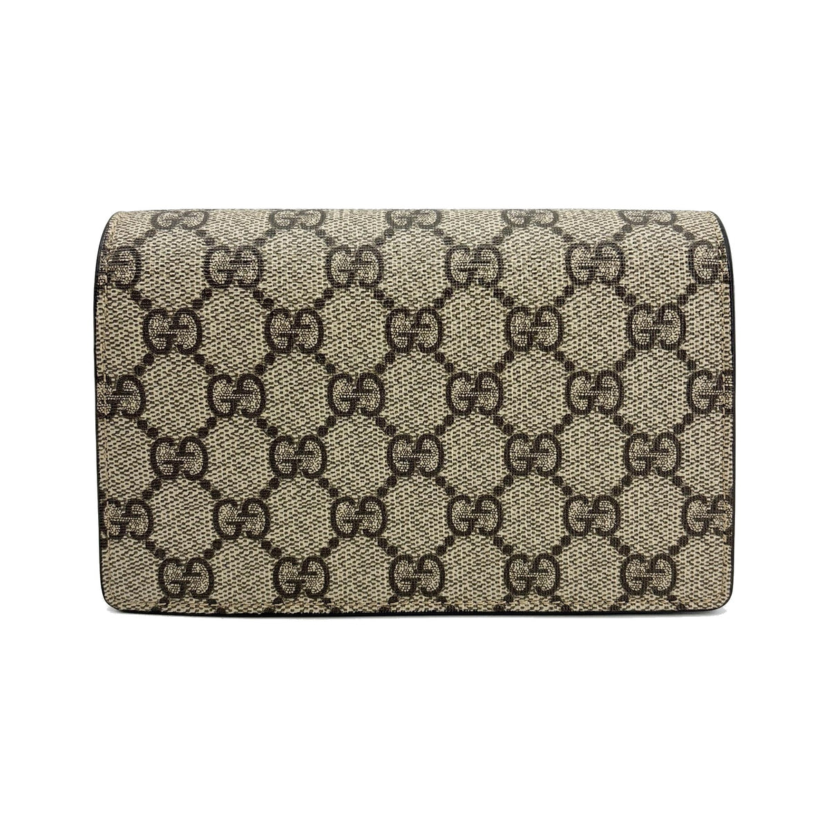 Gucci Dionysus Bag GG Coated Canvas with Leather, Brown, Canvas, Handbag