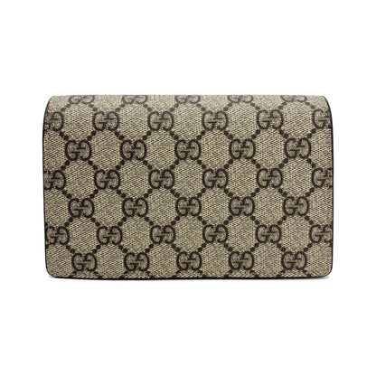 Gucci Dionysus Bag GG Coated Canvas with Leather, Brown, Canvas, Handbag