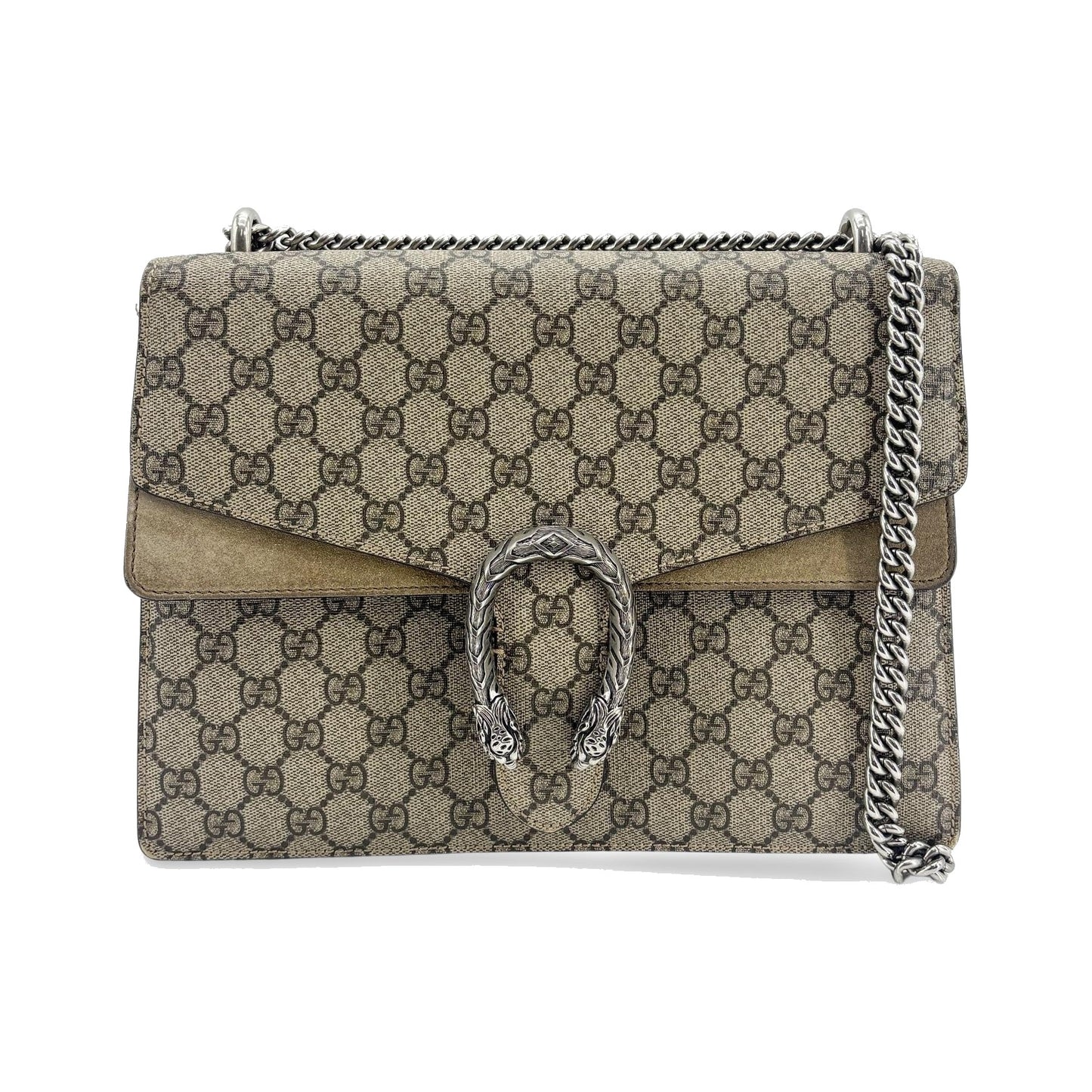 Gucci Dionysus GG Coated Canvas, Brown, Canvas, Shoulder Bag