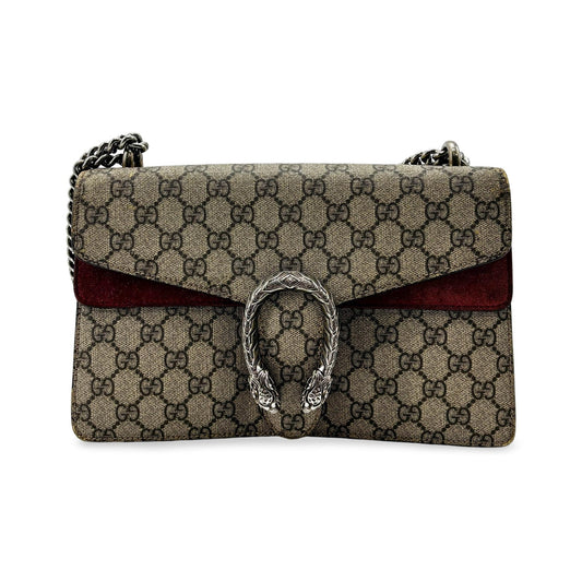 Gucci Dionysus GG Coated Canvas, Beige, Leather, Handbag