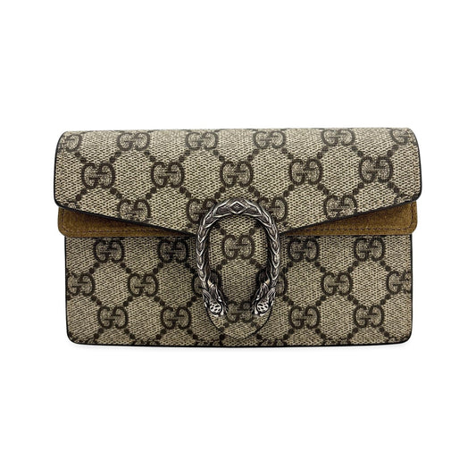Gucci Dionysus GG Coated Canvas, Brown, Canvas, Handbag