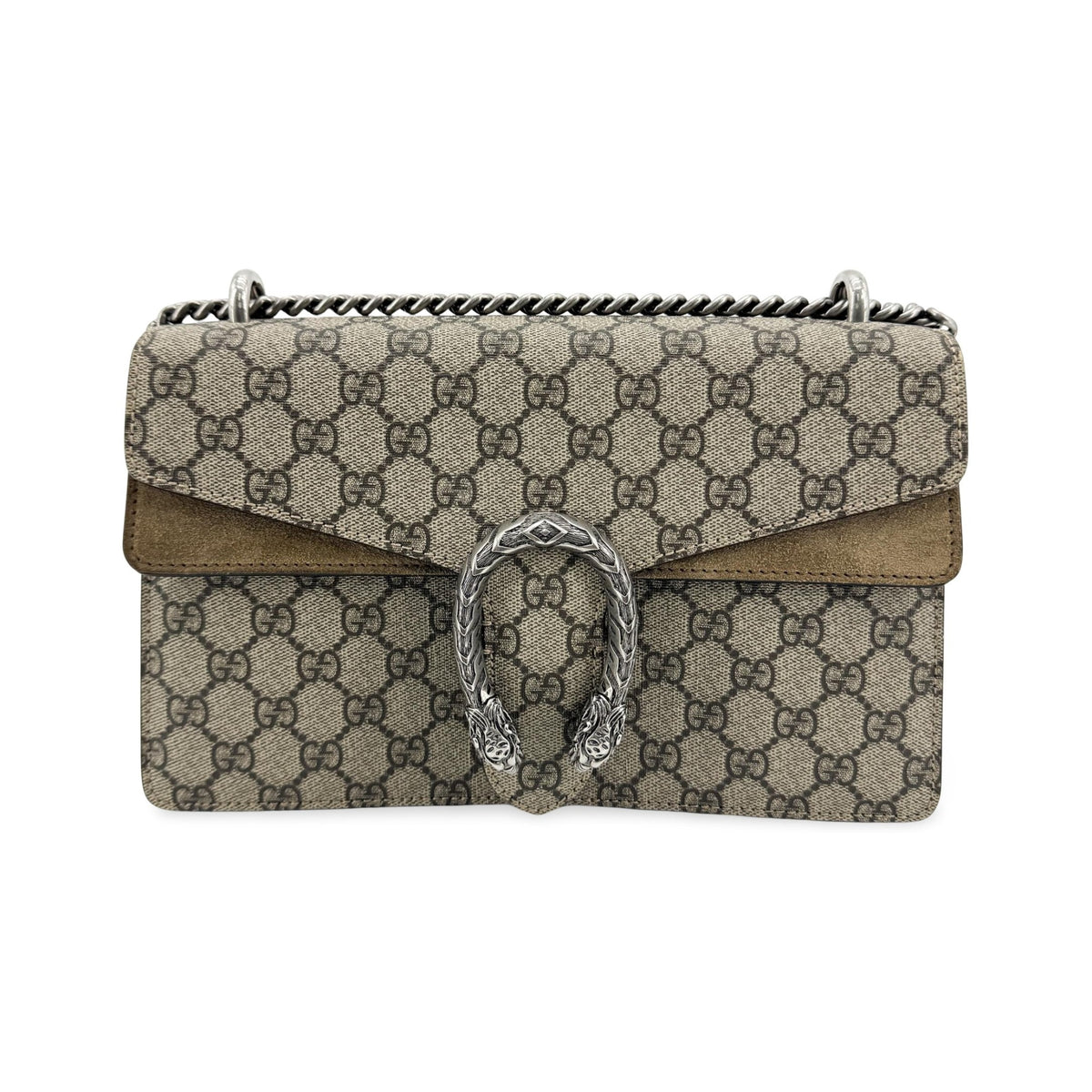 Gucci Dionysus GG Coated Canvas, Brown, Canvas, Handbag