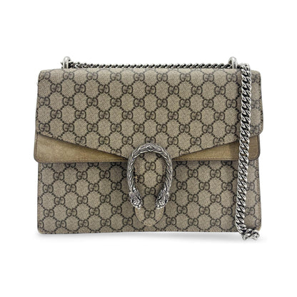 Gucci Dionysus GG Coated Canvas, Brown, Canvas, Handbag