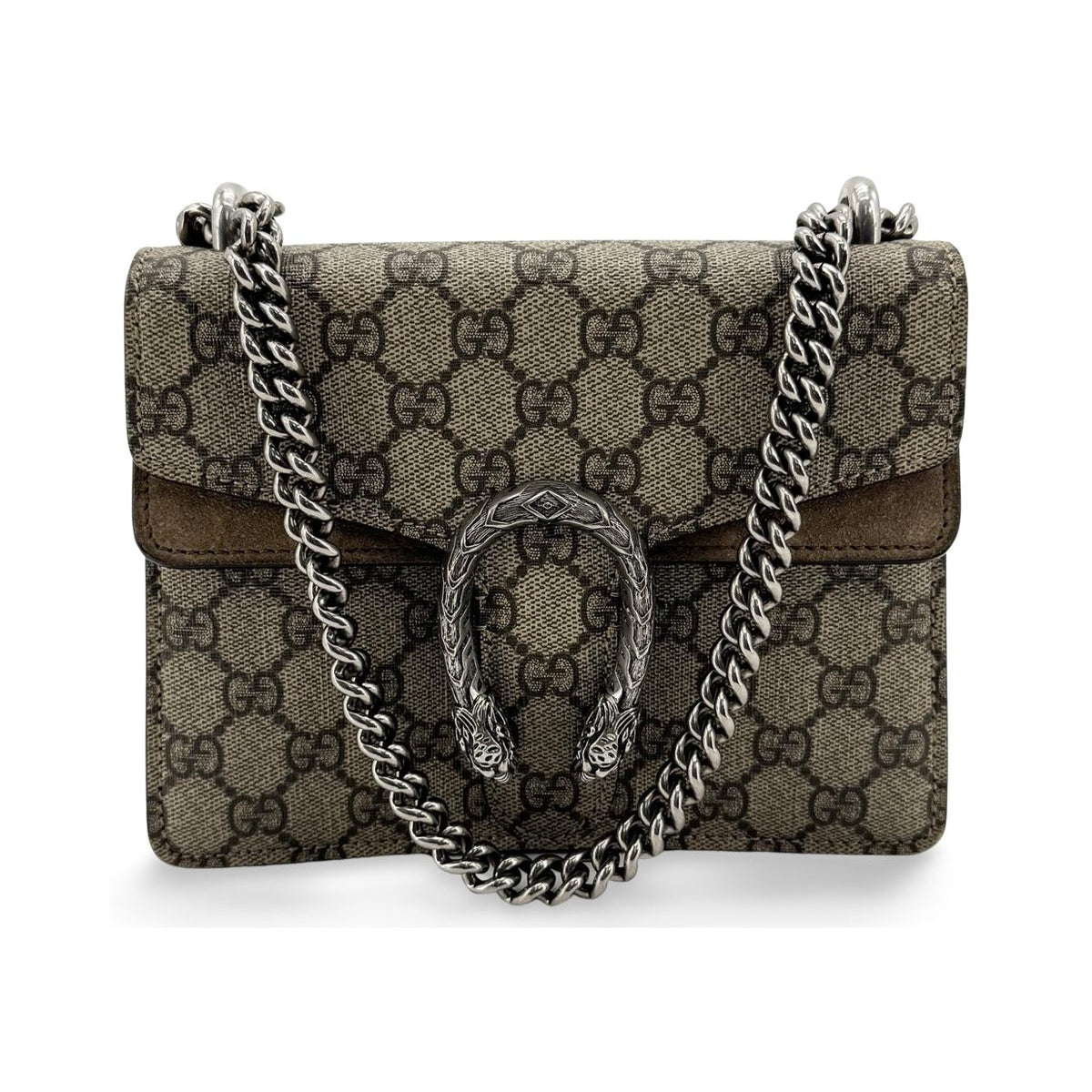 Gucci Dionysus GG Coated Canvas, Brown, Canvas, Handbag
