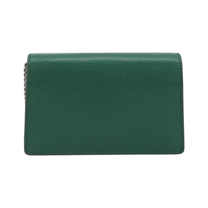 Gucci Dionysus Leather, Green, Leather, Shoulder Bag