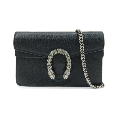 Gucci Dionysus Leather, Black, Leather, Handbag
