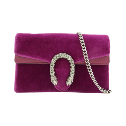 Gucci Dionysus Velvet, Purple, Velvet, Handbag