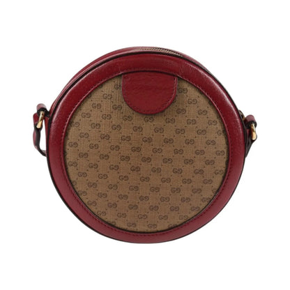 Gucci Doraemon Round Printed Mini GG Coated Canvas, Beige, Canvas, Shoulder Bag