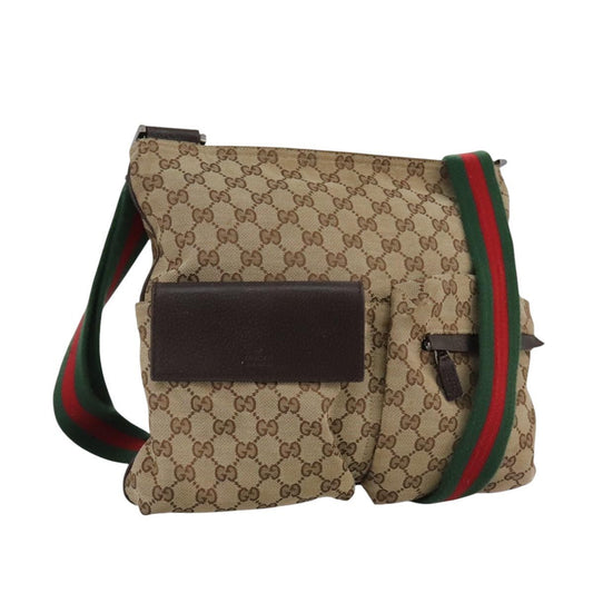 Gucci Double Pocket Web Messenger - Brandsamsara