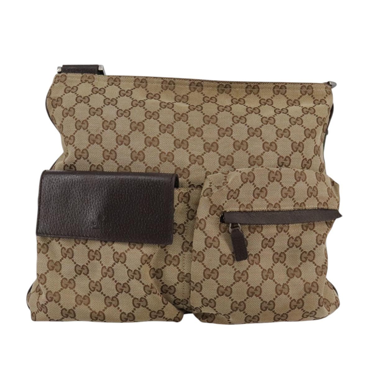 Gucci Double Pocket Web Messenger - Brandsamsara