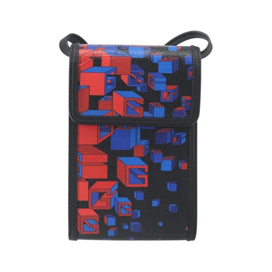 Gucci Flap Printed Coated Canvas, Multicolour, PVC, Shoulder Bag