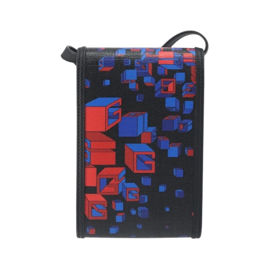 Gucci Flap Printed Coated Canvas, Multicolour, PVC, Shoulder Bag