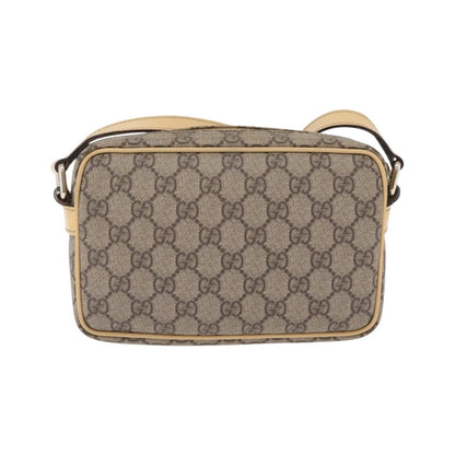 Gucci Front Zip GG Canvas, Beige, Canvas, Crossbody Bag