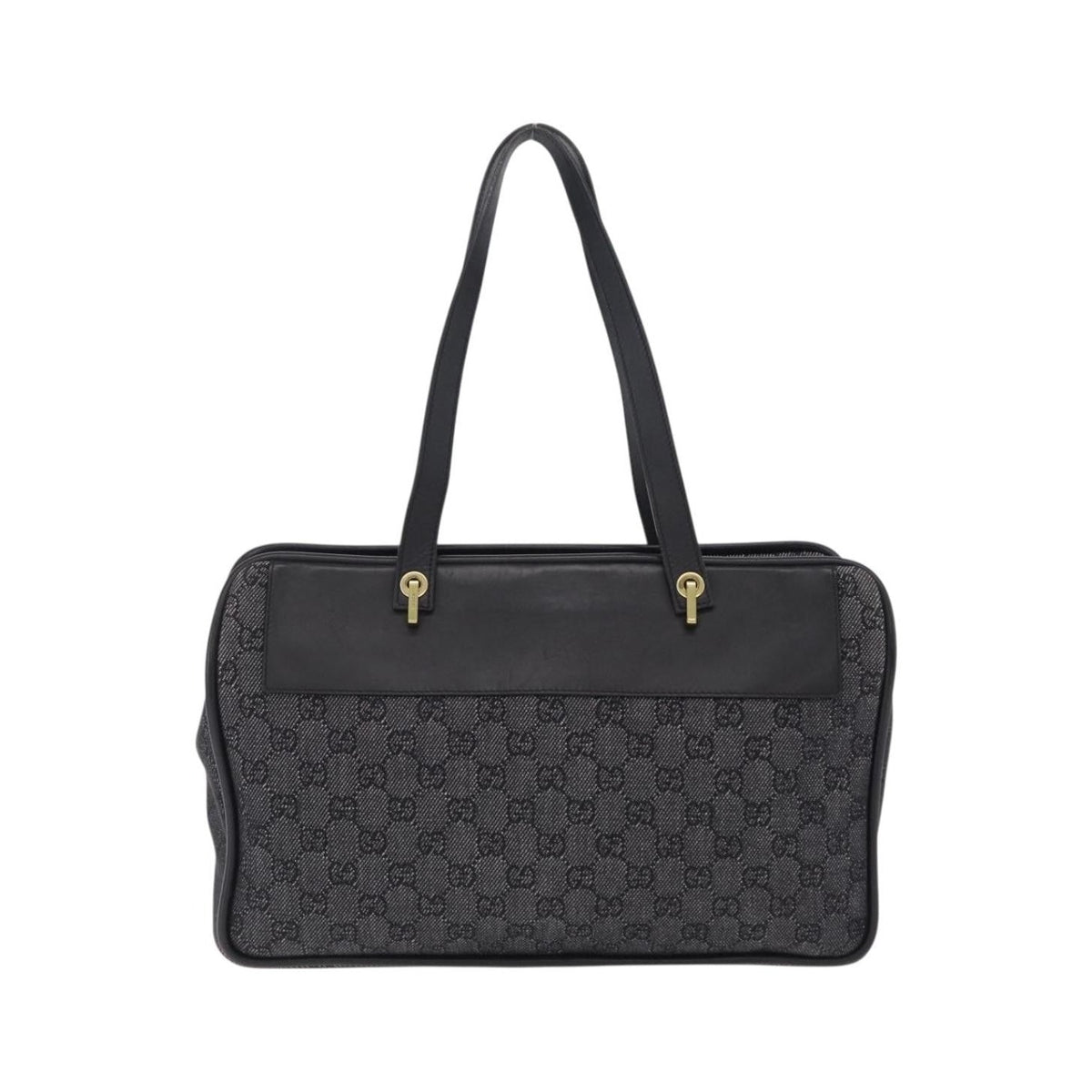 Gucci GG Canvas Canvas, Black, Canvas, Tote Bag