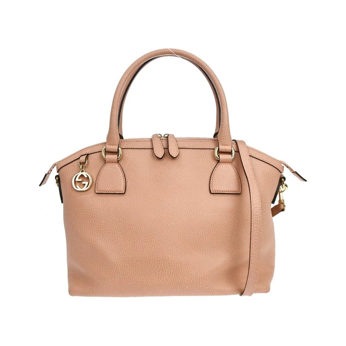 Gucci GG Charm Convertible Dome Satchel - Brandsamsara
