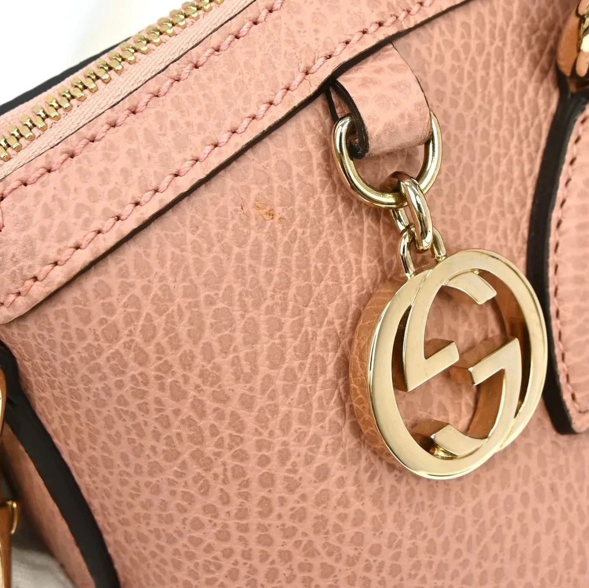 Gucci GG Charm Convertible Dome Satchel - Brandsamsara