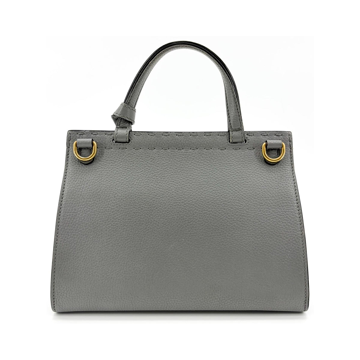 Gucci GG Marmont Animalier Top Handle Leather, Gray, Leather, Handbag