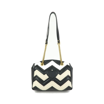 Gucci GG Marmont Chain Matelasse Leather, Black, Leather, Crossbody Bag