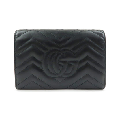 Gucci GG Marmont Chain Matelasse Leather, Black, Leather, Crossbody Bag