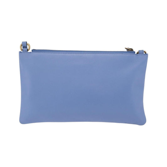 Gucci GG Marmont Double Matelasse Leather, Blue, Leather, Crossbody Bag