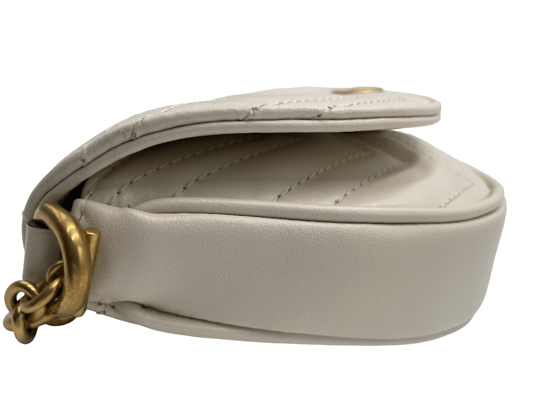 Gucci GG Marmont Half Moon Flap Crossbody Bag - Brandsamsara