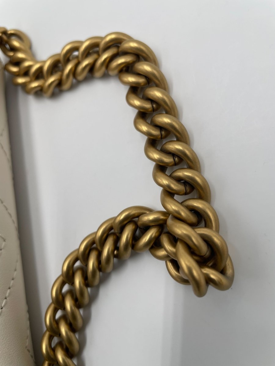 Gucci GG Marmont Half Moon Flap Crossbody Bag - Brandsamsara