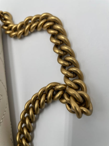 Gucci GG Marmont Half Moon Flap Crossbody Bag - Brandsamsara