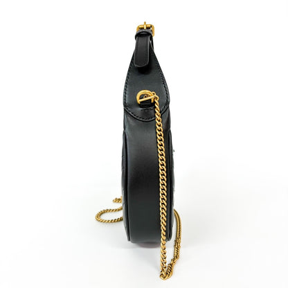 Gucci GG Marmont Half Moon Hobo - Brandsamsara
