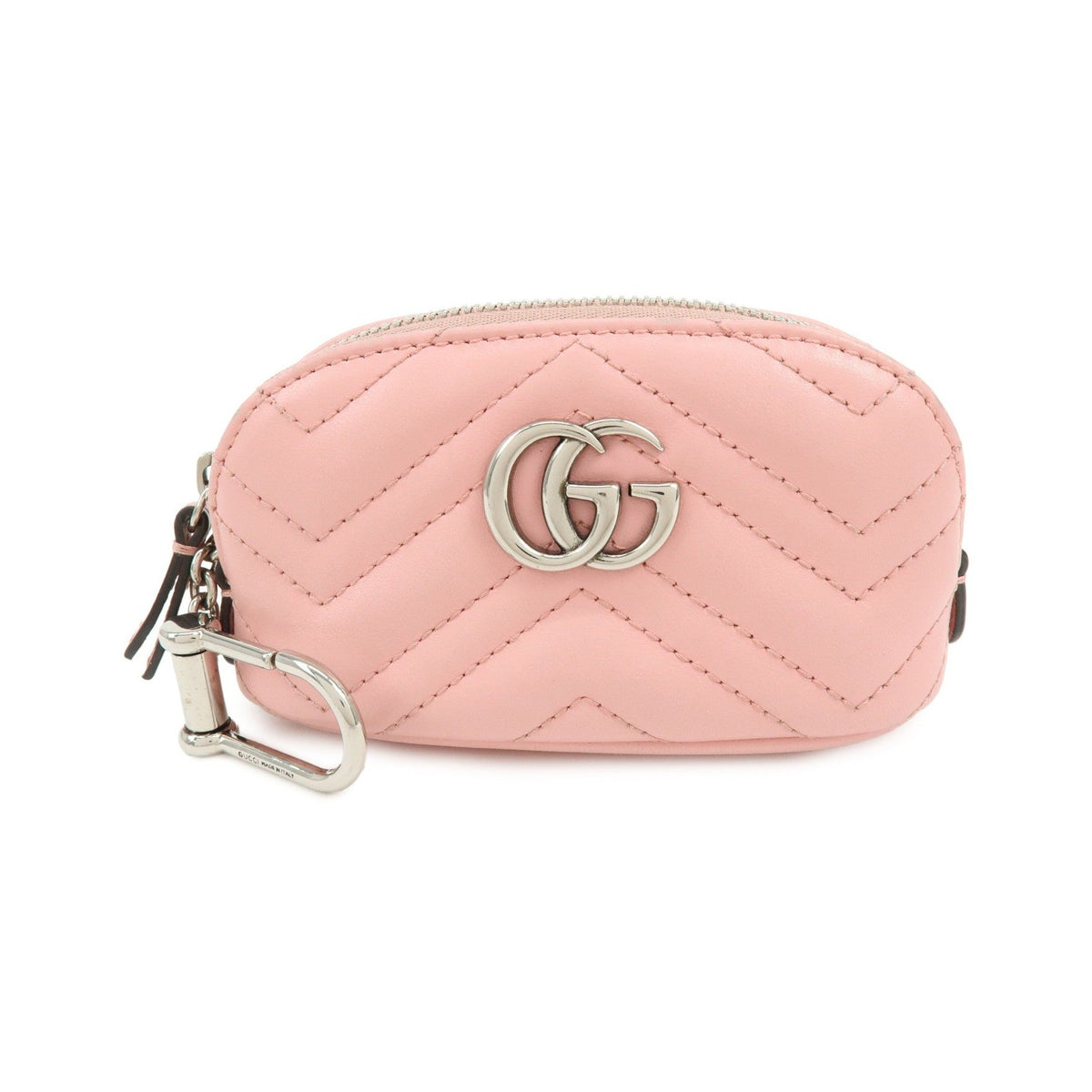 Gucci GG Marmont Key Matelasse Leather, Pink, Leather, Clutch